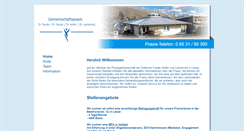 Desktop Screenshot of lieserprax.de